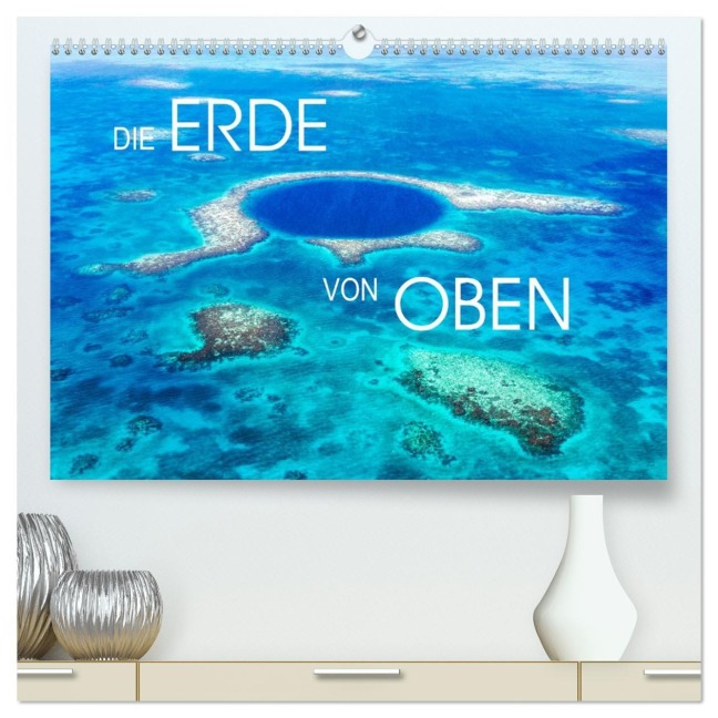 Die Erde von Oben - Earth from above (hochwertiger Premium Wandkalender 2026 DIN A2 quer), Kunstdruck in Hochglanz - Matteo Colombo
