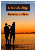 Cover-Bild zum Titel 'Freundschaft Weisheiten und Zitate (Tischkalender 2026 DIN A5 hoch), CALVENDO Monatskalender' von 'Susan Michel'