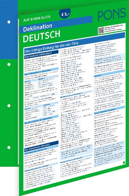 PONS Deklination Deutsch auf einen Blick - 