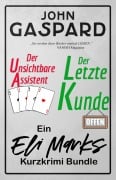 Cover-Bild zum Titel 'Das Eli-Marks-Kurzgeschichten-Bundle: "Der unsichtbare Assistent" & "Der letzte Kunde": Zwei gemütliche Kurzkrimis in einem! (Die Eli-Marks-Krimis)' von 'John Gaspard'