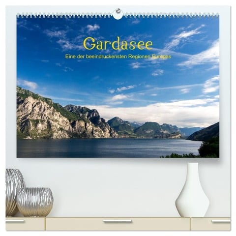 Gardasee / CH-Version (hochwertiger Premium Wandkalender 2024 DIN A2 quer), Kunstdruck in Hochglanz - Thomas Kuehn