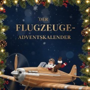Cover-Bild zum Titel 'Der Flugzeuge-Adventskalender' von 'Finn Bauer'