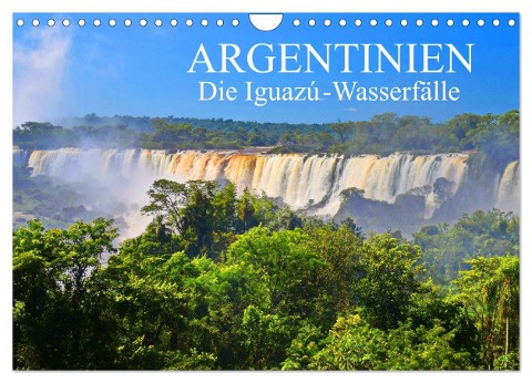 Argentinien. Die Iguazú-Wasserfälle (Wandkalender 2025 DIN A4 quer), CALVENDO Monatskalender - Fryc Janusz