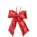 Cover-Bild zum Titel 'Weihnachtsschleife zum Hängen, rot, 29x23x6cm' von ''