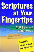 Cover-Bild zum Titel 'Scriptures at Your Fingertips' von 'Merry Graham, Rachel Bye'