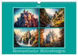 Cover-Bild zum Titel 'Romantische Ritterburgen (Wandkalender 2026 DIN A3 quer), CALVENDO Monatskalender' von 'Werner Braun'