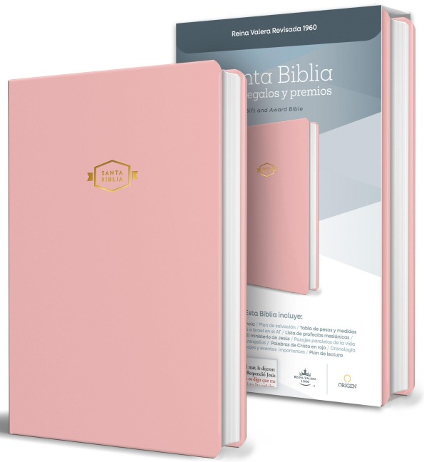 Biblia Rvr 1960 Para Regalos Y Premios, Rosada / Spanish Bible Rvr 1960 Gift and Award Bible Pink - Reina Valera Revisada 1960