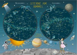 Cover-Bild zum Titel 'Sterne am Himmel Sternenkarte für Grundschüler' von ''