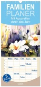 Familienplaner 2026 - Mit Aquarellen durch das Jahr mit 5 Spalten (Wandkalender, 21 x 45 cm) CALVENDO - Sylwia Mesch