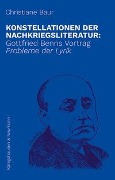 Cover-Bild zum Titel 'Konstellationen der Nachkriegsliteratur:' von 'Christiane Baur'