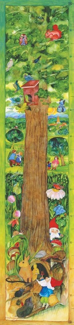 Messlatte. Motiv Lebensbaum. Kinder-Poster 28 x 180 cm - Eva-Maria Ott-Heidmann
