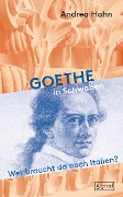 Cover-Bild zum Titel 'Goethe in Schwaben' von 'Andrea Hahn'