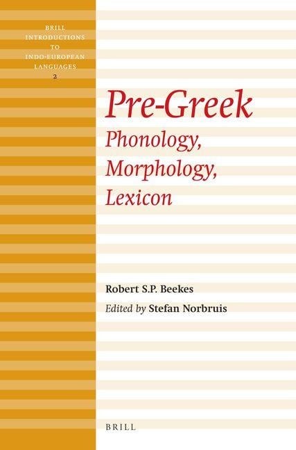 Pre-Greek - Robert Beekes