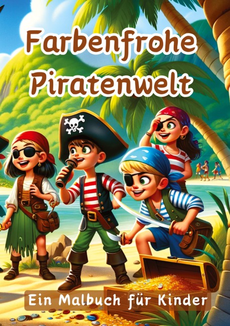 Farbenfrohe Piratenwelt - Maxi Pinselzauber