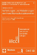Cover-Bild zum Titel 'Aufhebungen und Abänderungen von Investitionsschutzabkommen' von 'Katharina Gatzsche'