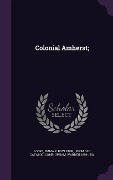 Cover-Bild zum Titel 'Colonial Amherst;' von 'Warren Upham'