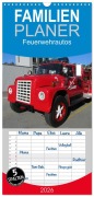 Familienplaner 2026 - Feuerwehrautos mit 5 Spalten (Wandkalender, 21 x 45 cm) CALVENDO - Insideportugal Insideportugal