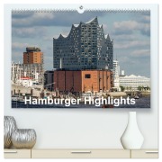 Cover-Bild zum Titel 'Hamburger Highlights (hochwertiger Premium Wandkalender 2027 DIN A2 quer), Kunstdruck in Hochglanz' von 'Thomas Seethaler'