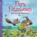 Cover-Bild zum Titel 'Flora Flitzebesen ¿ Vier hexige Abenteuer' von 'Eleni Livanios'