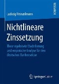 Nichtlineare Zinssetzung - Ludwig Heinzelmann