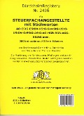 Cover-Bild zum Titel 'DürckheimRegister® STEUERFACHANGESTELLTE mit Stichworten Nr. 2436' von ''