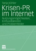 Cover-Bild zum Titel 'Krisen-PR im Internet' von 'Tanja Köhler'