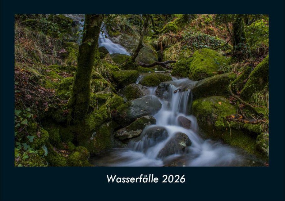 Wasserfälle 2026 Fotokalender DIN A4 - Tobias Becker