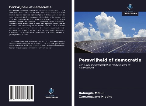 Persvrijheid of democratie - Balungile Mdluli, Zamangwane Hlophe