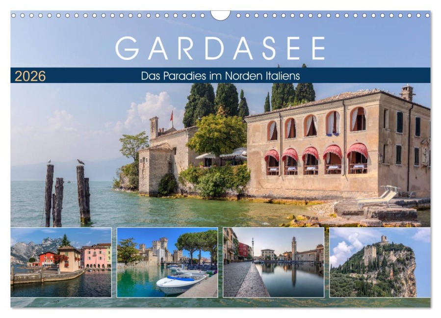 Gardasee, das Paradies im Norden Italiens (Wandkalender 2026 DIN A3 quer), CALVENDO Monatskalender - Joana Kruse