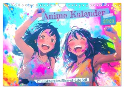 Anime Kalender ¿ Charaktere im Slice-of-Life Stil (Wandkalender 2025 DIN A4 quer), CALVENDO Monatskalender - Mb Fotografie