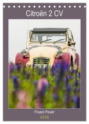 Cover-Bild zum Titel 'Citroën 2 CV - Flower Power (Tischkalender 2026 DIN A5 hoch), CALVENDO Monatskalender' von 'Meike Bölts'