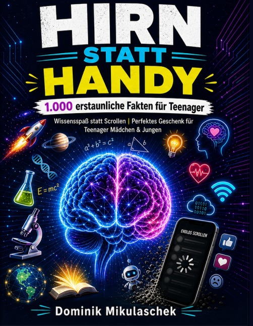 Hirn statt Handy - 1.000 erstaunliche Fakten für Teenager - Dominik Mikulaschek