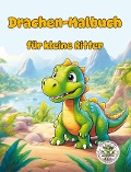 Cover-Bild zum Titel 'Drachen-Malbuch für kleine Ritter' von 'Nanja Holland'
