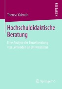 Cover-Bild zum Titel 'Hochschuldidaktische Beratung' von 'Theresa Valentin'