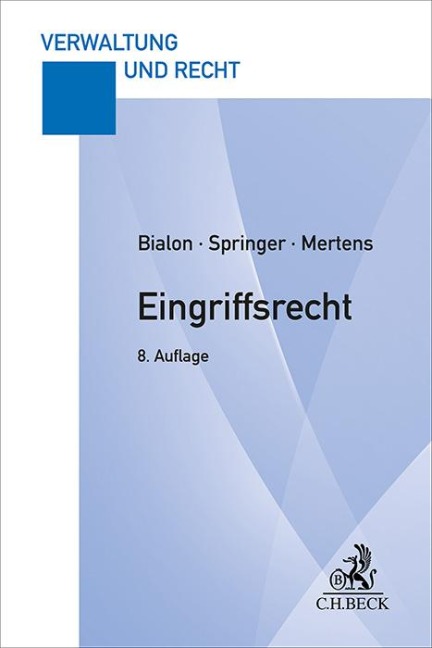 Eingriffsrecht - Jörg Bialon, Uwe Springer