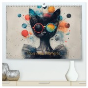 Cover-Bild zum Titel 'Miau-velous Momente (hochwertiger Premium Wandkalender 2026 DIN A2 quer), Kunstdruck in Hochglanz' von 'Anne Seltmann'