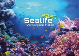 Cover-Bild zum Titel 'Sealife - verborgene Tiefen - 2027 - Kalender DIN A2' von ''