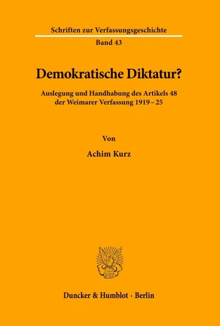 Demokratische Diktatur? - Achim Kurz