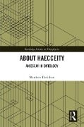 Cover-Bild zum Titel 'About Haecceity' von 'Matthew Davidson'