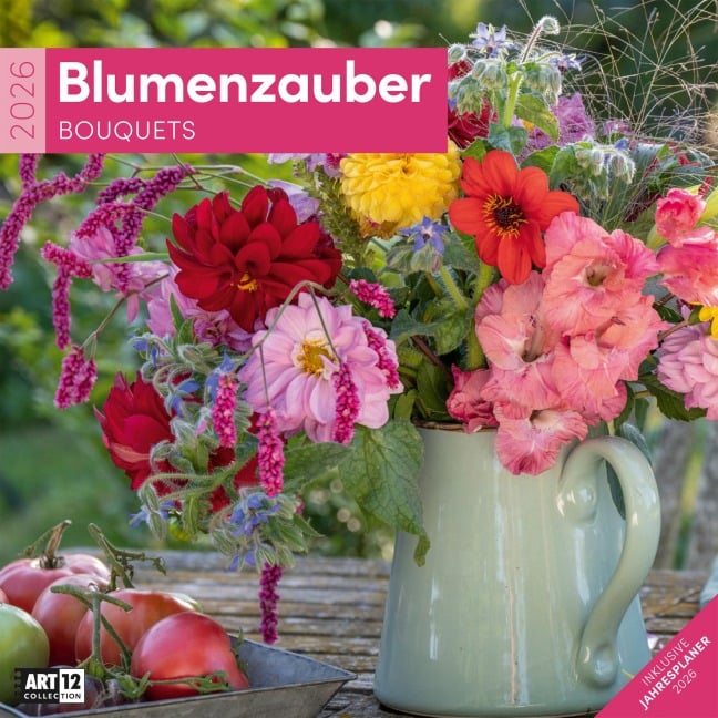 Blumenzauber Broschürenkalender 2026 - 30x30 - Art12 - 