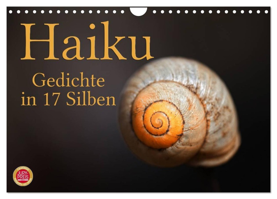 Haiku - Gedichte in 17 Silben (Wandkalender 2025 DIN A4 quer), CALVENDO Monatskalender - Martina Cross