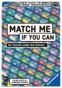 Cover-Bild zum Titel 'Match Me If You Can - Gesellschaftsspiel & Brettspiel ab 8 Jahre' von 'Julien Gupta, Johannes Berger'