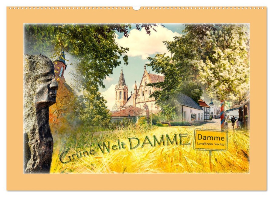 Grüne Welt DAMME (Wandkalender 2026 DIN A2 quer), CALVENDO Monatskalender - Viktor Gross