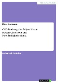 Cover-Bild zum Titel 'CO2-Bindung durch Speckbaum. Botanische Daten und Nachhaltigkeitsbilanz' von 'Marc Hermann'