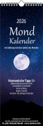Mondkalender 2026- Streifen-Kalender 14,85x42 cm - Wandplaner - mit 100-jährigem Kalender - viele praktische Tipps - Mond-Kalender - Alpha Edition - 