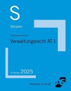 Cover-Bild zum Titel 'Skript Verwaltungsrecht AT 1' von 'Horst Wüstenbecker, Christian Sommer'