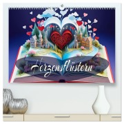 Cover-Bild zum Titel 'Herzensflüstern (hochwertiger Premium Wandkalender 2026 DIN A2 quer), Kunstdruck in Hochglanz' von 'Dusanka Djeric'
