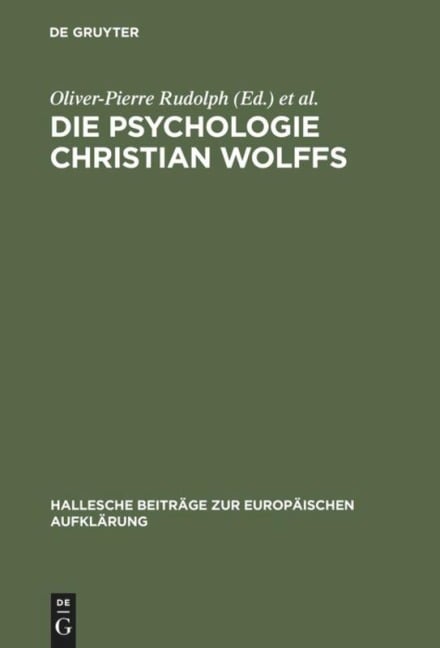 Die Psychologie Christian Wolffs - 