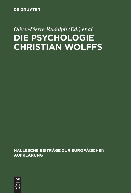 Die Psychologie Christian Wolffs - 