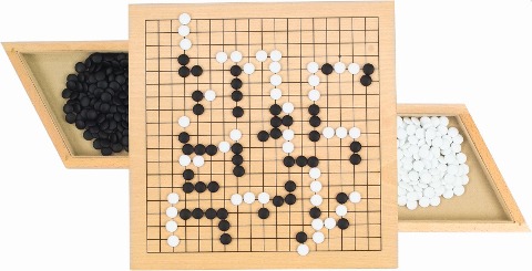Go Brettspiel mit Ausziehfächern - 